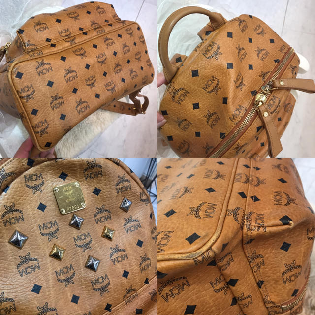 日本未発売】 MCM スタッズ リュック バックパック ヴィセトス