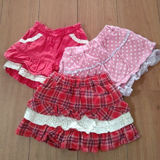 ブランシェス(Branshes)のベビー服　キュロット　90cm　セット(スカート)