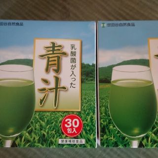 世田谷自然食品　乳酸菌が入った青汁(30包)×2箱(青汁/ケール加工食品)