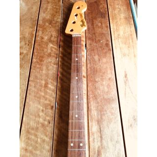 フェンダー(Fender)のfender jazz bass neck (フレットレス加工)(パーツ)