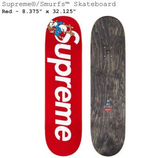 シュプリーム(Supreme)のSupreme Smurfs Skateboard Red(スケートボード)