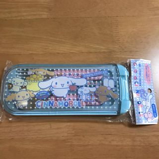 シナモロール(シナモロール)の☆値下げ☆【新品未使用】シナモロール  スプーン・フォーク・はしのセット①(スプーン/フォーク)