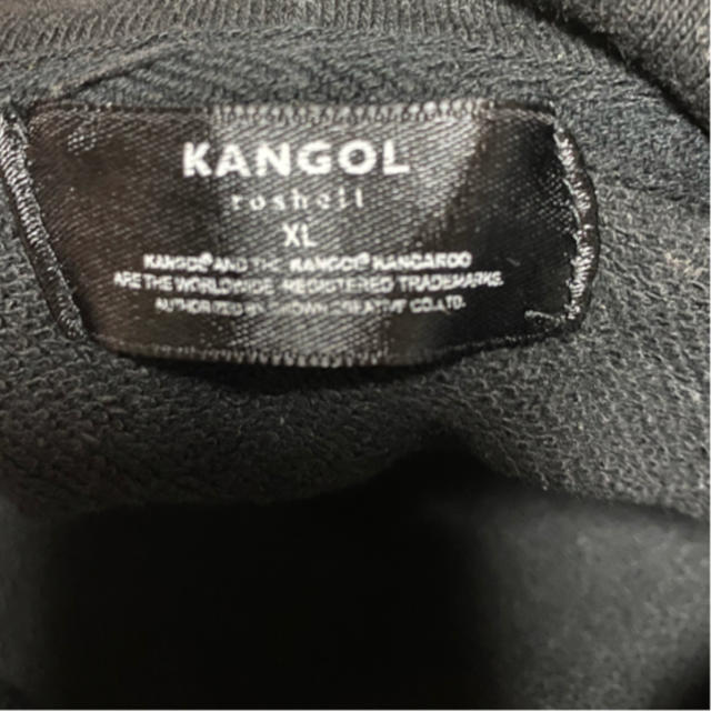 KANGOL(カンゴール)の「値下げ！」KANGOL カンゴール パーカー　XL ブラック メンズのトップス(パーカー)の商品写真