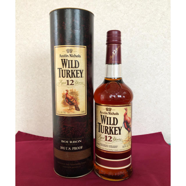 WILD TURKEY 12年 古酒　700ml 度数50.5% 食品/飲料/酒の酒(ウイスキー)の商品写真