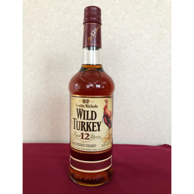 WILD TURKEY 12年 古酒　700ml 度数50.5% 食品/飲料/酒の酒(ウイスキー)の商品写真