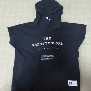 グルービーカラーズ(Groovy Colors)のGROOVY COLORS ビッグパーカー(Tシャツ/カットソー)