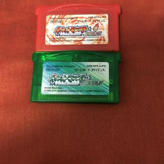 ゲームボーイアドバンス(ゲームボーイアドバンス)のポケットモンスター エメラルド ファイアレッド GBA アドバンス ソフト (携帯用ゲームソフト)