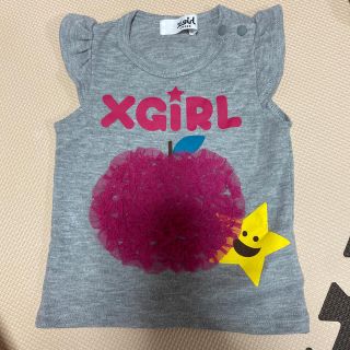 エックスガールステージス(X-girl Stages)のエックスガール　トップス(Ｔシャツ)