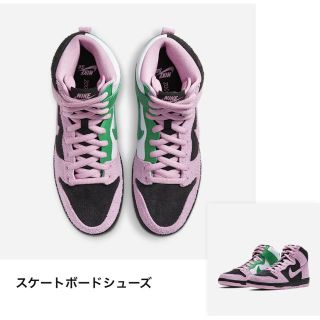 ナイキ(NIKE)のNIKE SB DUNK HIGHPROPRM INVERTCELTICS 28(スニーカー)