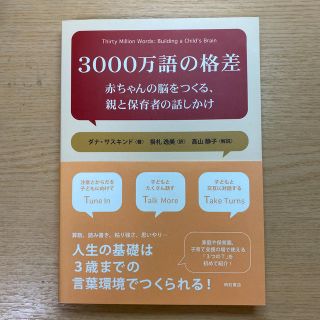 ３０００万語の格差 赤ちゃんの脳をつくる、親と保育者の話しかけ(人文/社会)