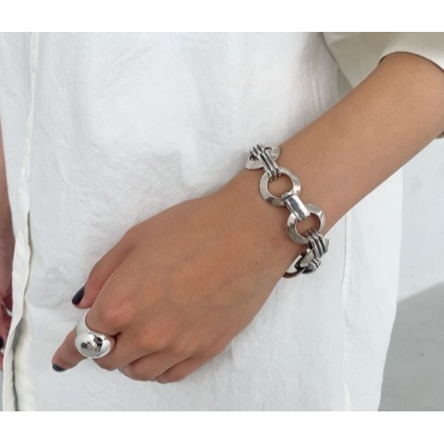 【新品】2021ss大人気ブレスレット　CIRCLE LINE BRACELET