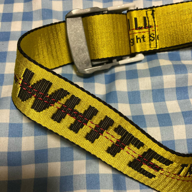 OFF-WHITE(オフホワイト)のOFF Whiteブルー&ホワイトデニムヒップバッグ メンズのバッグ(ウエストポーチ)の商品写真