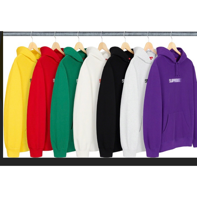 supreme motion logo hooded sweatshirt