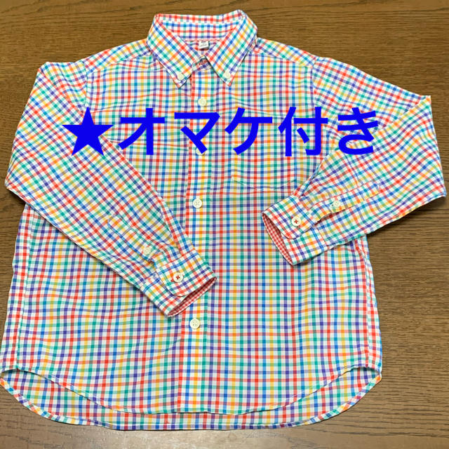 UNIQLO(ユニクロ)のチェックシャツ　130 キッズ/ベビー/マタニティのキッズ服男の子用(90cm~)(ブラウス)の商品写真