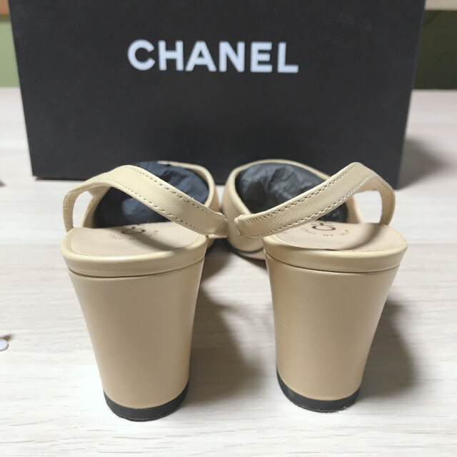 CHANEL スリングバック パンプス 36 - ハイヒール/パンプス