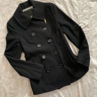 アンタイトル(UNTITLED)のUNTITLED  Pコート ブラック　ジャケットコート (ピーコート)