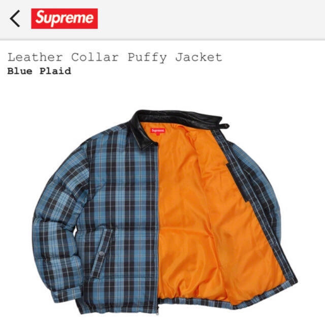 Supreme - supreme leather collar puffy jacketの通販 by hoaini's ...