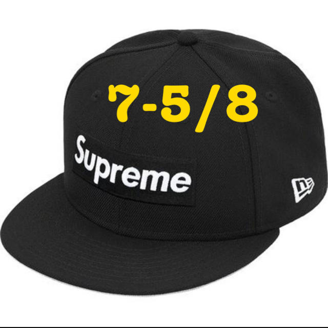 帽子Supreme Box Logo New Era black 7-5/8