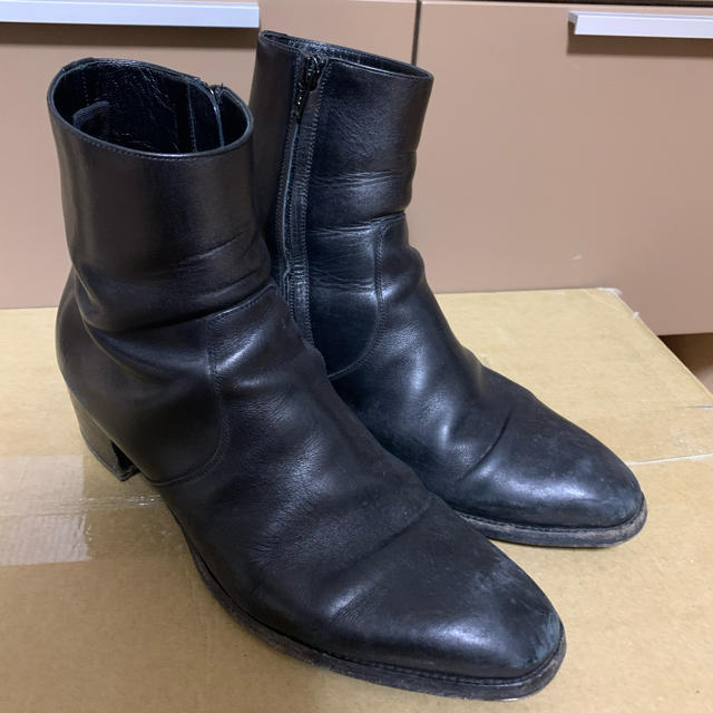 Saint Laurent(サンローラン)のsaint laurent heel boots 6cm メンズの靴/シューズ(ブーツ)の商品写真
