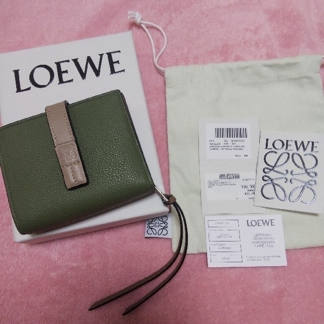 最終値下げ LOEWE コンパクトジップウォレット 財布 ファッション小物