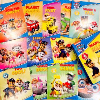 【新品】パウパトロール 英語絵本12冊,BOX付き paw patrol 知育