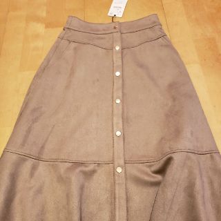 ザラ(ZARA)のZARA♥️新作新品今季秋冬スエードタッチスカート(ひざ丈スカート)