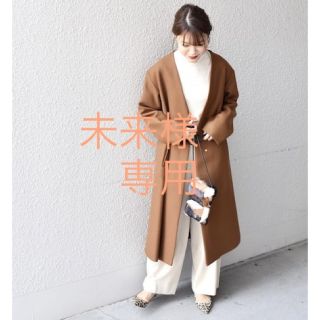 シップス(SHIPS)のBELLANDI ノーラペルコート キャメル SHIPS 36(ロングコート)