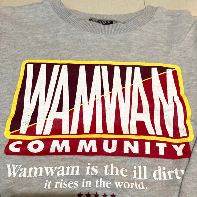WAMWAM(ワムワム)のWAMWAM  120 ロゴ入りトレーナー キッズ/ベビー/マタニティのキッズ服男の子用(90cm~)(Tシャツ/カットソー)の商品写真
