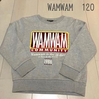 ワムワム(WAMWAM)のWAMWAM  120 ロゴ入りトレーナー(Tシャツ/カットソー)