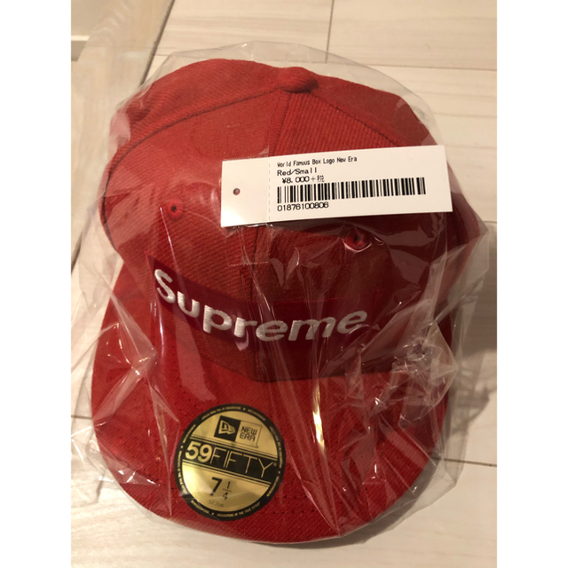 Supreme(シュプリーム)のSupreme World Famous BoxLogo New Era Red メンズの帽子(キャップ)の商品写真