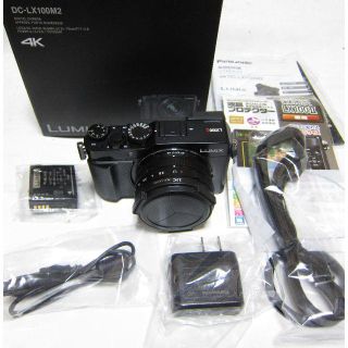 パナソニック(Panasonic)の未使用に近い LUMIX DC-LX100M2 4/3型 高感度MOSセンサー(コンパクトデジタルカメラ)