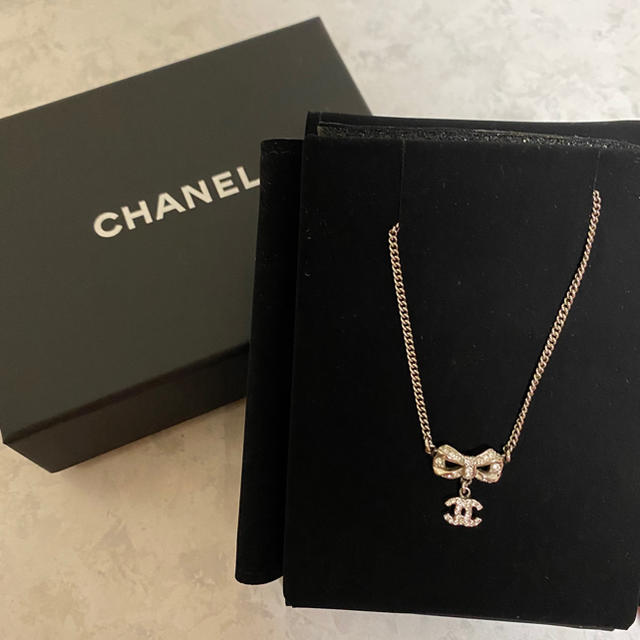 CHANEL シャネル リボン ネックレス