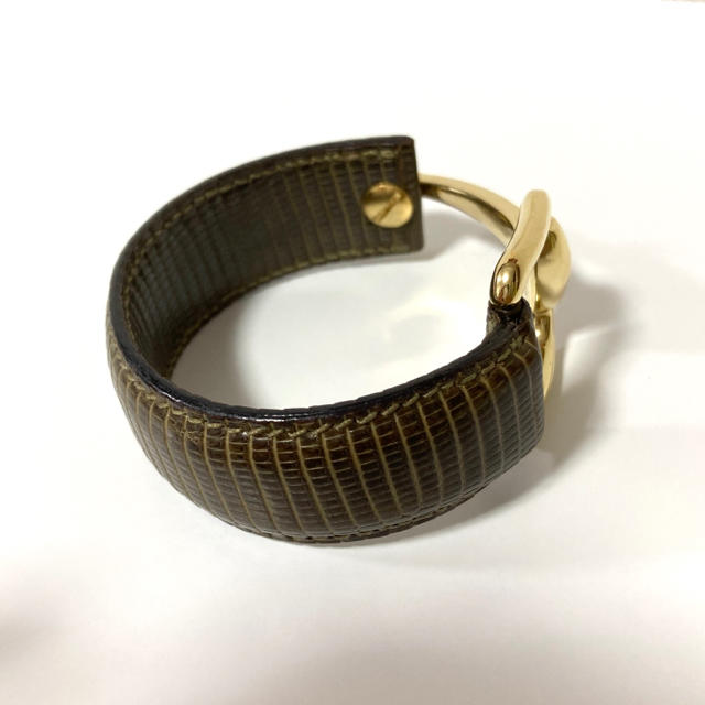 GUCCI - グッチ　レザーバングル　GUCCI