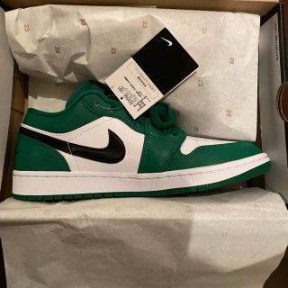 ナイキ(NIKE)のAIR JORDAN1 LOW PINEGREEN  ジョーダン(スニーカー)