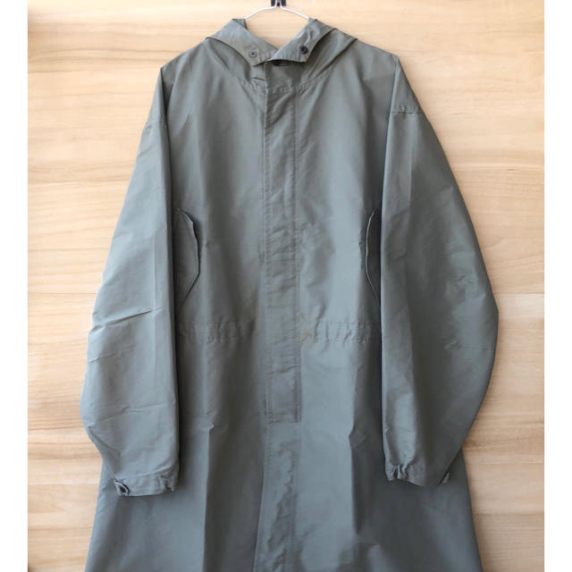 16SS FINX POLYESTER HOODED COAT