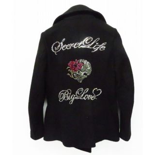 フランシストモークス花柄ピーコート