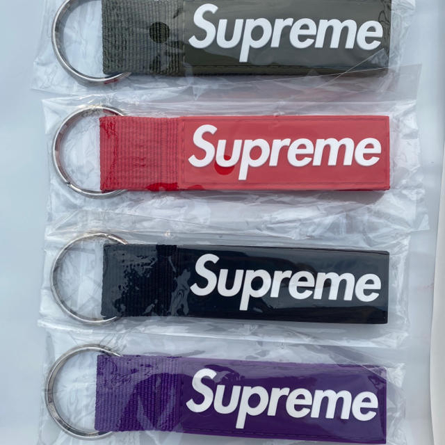 Supreme 20F/W Webbing Keychain 2個