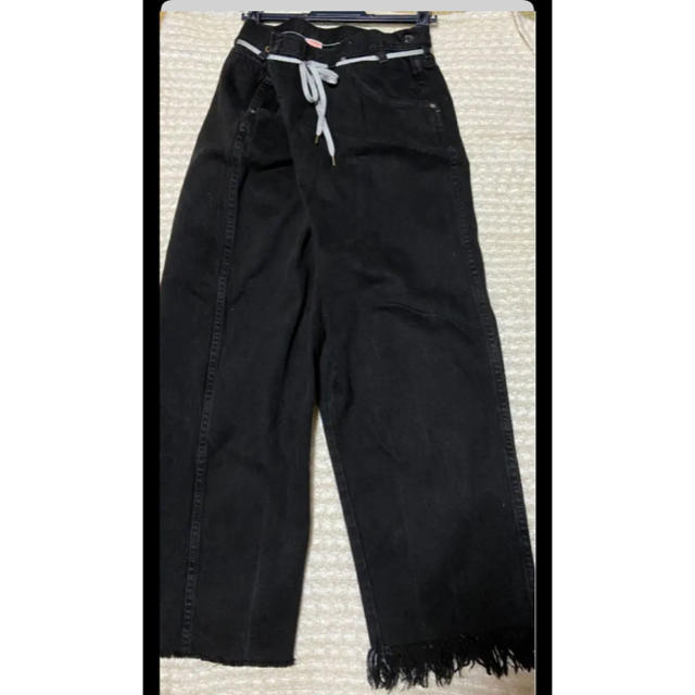 メゾンエウレカ　VINTAGE BIGGY DENIM PANTS ブラック 2