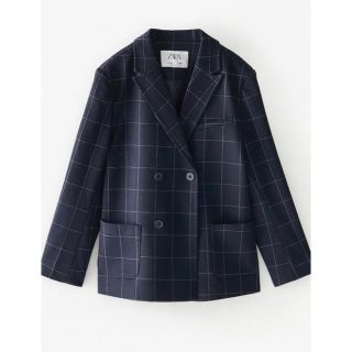 ザラキッズ(ZARA KIDS)のZARA KIDS  チェック柄ブレザー(ジャケット/上着)