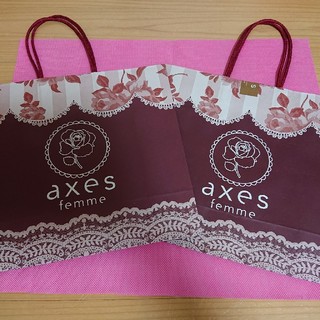 アクシーズファム(axes femme)のaxes femme紙袋(ショップ袋)