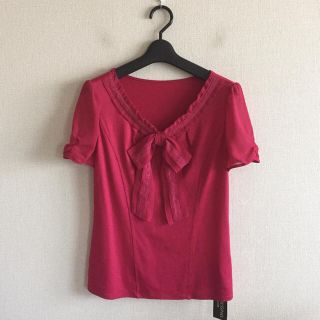 ボディドレッシングデラックス(BODY DRESSING Deluxe)のボディドレDX♡新品♡リボンカットソー(カットソー(半袖/袖なし))