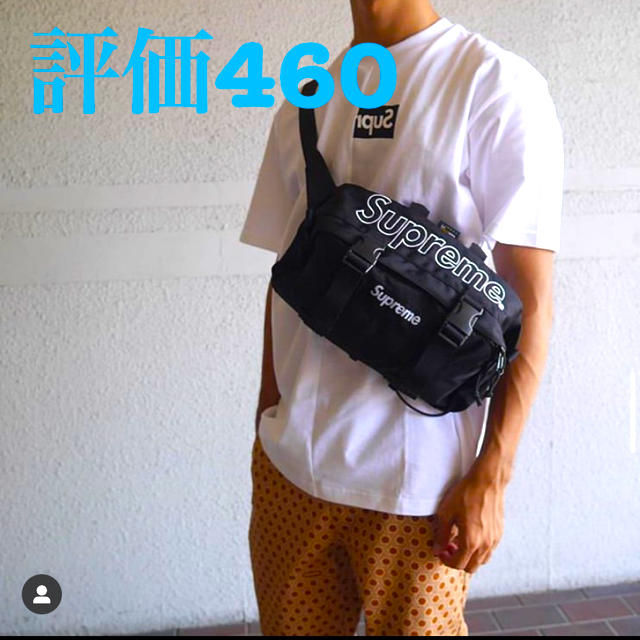 supreme waist bag 黒 black