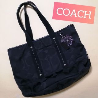 コーチ(COACH)のテリママ様専用　コーチ／トートバッグ(ブラック)(トートバッグ)