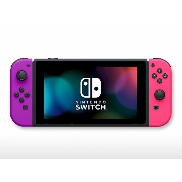 新品 Nintendo Switch 本体 ネオンパープル ネオンピンクのサムネイル
