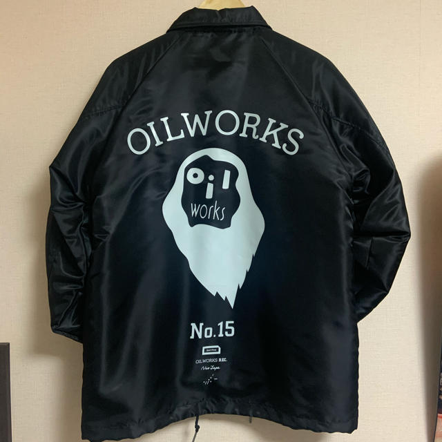 STUSSY(ステューシー)のOILWORKS コーチジャケット OLIVE OIL POPY OIL メンズのジャケット/アウター(ナイロンジャケット)の商品写真