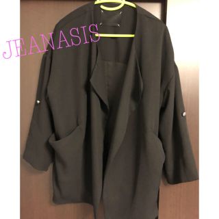 ジーナシス(JEANASIS)のJEANASIS ノーカラージャケット　FREEサイズ(ノーカラージャケット)