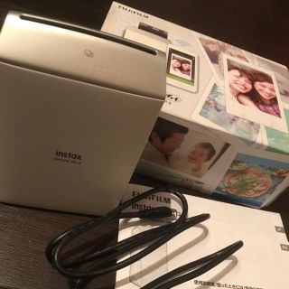 フジフイルム(富士フイルム)のinstax SHARE SP-2 スマホdeチェキ2 シルバー(フィルムカメラ)