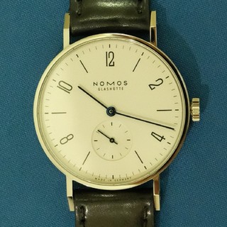 【美品・保証残2年】ノモス タンジェント 35mm TN1A1W2(139)  (腕時計(アナログ))