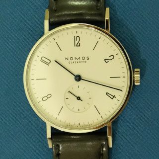 【美品・保証残2年】ノモス タンジェント 35mm TN1A1W2(139)  (腕時計(アナログ))