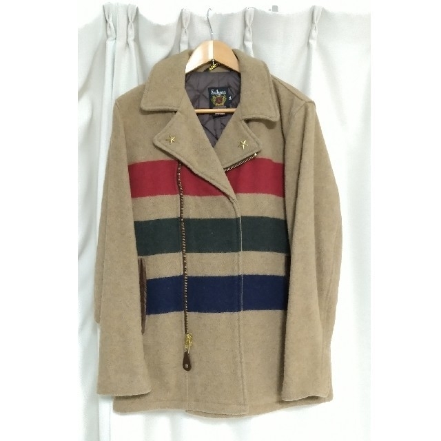 Schott ウールリッチ コラボライダースPコート - ピーコート